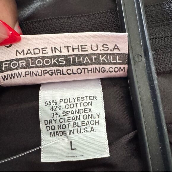 NWT Je TAdore Wiggle Dress Micheline Pitt for Deadly Dames Size Large - Picture 7 of 8